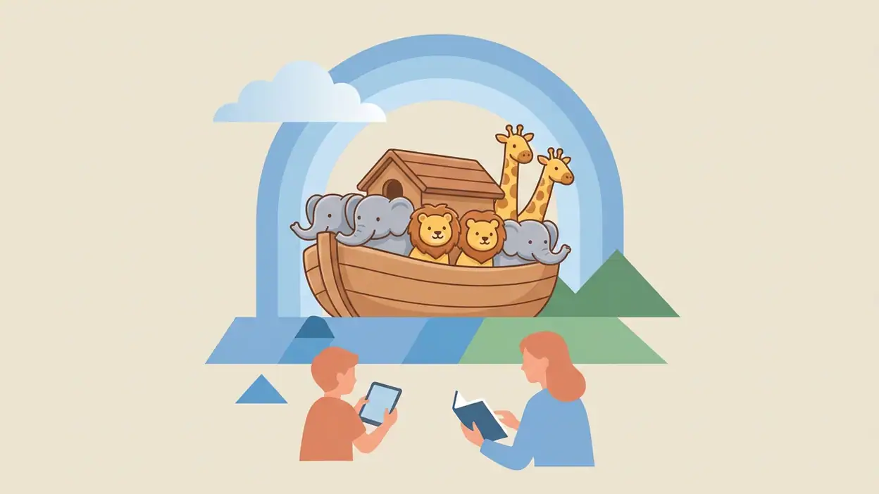 Biblia App para Niños: cambiar ejercicios por historias compartidas