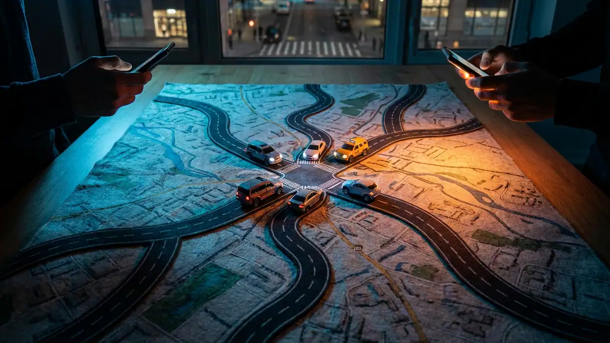 Uber : Commander une course face à Waze, Bolt et Moovit